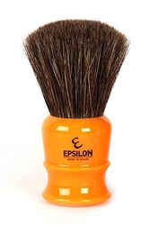 Epsilon Pennello da Barba con Cavallo Marrone Fan Shape Butterscotch 26 mm, Standard, Único