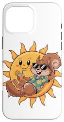 Sun Squirrel Sunglasses Squirrels Case for iPhone 16 Pro Max