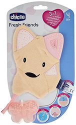 Chicco 00002583100000 zachte dieren Fresh Friends met afneembare bijtring Girl, roze