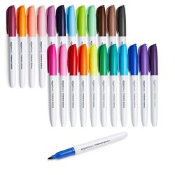 Amazon Basics - Permanent Marker, 24 stuks, 1 stuk, gesorteerd