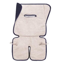 Italbaby 050.0030 Universeel zitkussen voor kinderwagen, omkeerbaar, met badstof Avio