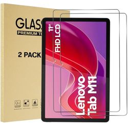 ProCase 2 stuks displaybeschermfolie voor 11 inch Lenovo Tab M11 2024 /Lenovo Idea Tab 11 inch 2025 /Tab K11e, beschermfolie beschermglas Screen Protector Displaybescherming -helder