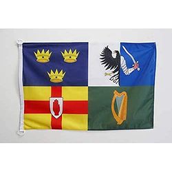 AZ FLAG Bandiera NAVALE Irlanda 4 Province 45x30cm - Bandiera MARITIMA Irlandese 30 x 45 cm Speciale nautismo