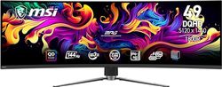 MSI MPG 491CQP QD-OLED Monitor Gaming Curvo 49" OLED Quantum Dot DQHD (5120x1440), 144Hz / 0,03ms, 99% DCI-P3, ΔE≤2, DisplayHDR True Black 400, KVM, RGB - DP 1.4a, HDMI 2.1, USB Type-C