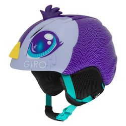 Giro Launch Plus skihelm voor kinderen, paars penguin, XS