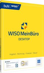 WISO MeinBüro Desktop (365 Tage), All-in-One Bürosoftware, Rechnungen schreiben, Buchhaltung erledigen, Auftragsabwicklung und viel mehr, Standardverpackung