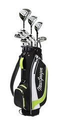 CG4000 Golfpaket set, stål eller grafit, vagn eller stativväska, 1 tum kortare/längre, höger eller vänster hand