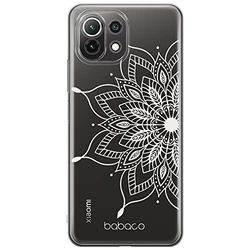 ERT GROUP mobiltelefonfodral för Xiaomi 11 LITE 4G/5G originalt och officiellt licensierat Babaco mönster Mandalas 004, gedeeltelijk transparant