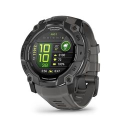 Garmin [renewed Instinct 3, Reloj Inteligente con GPS, Pantalla AMOLED de 50 mm, Resistente al Agua, Aplicaciones Deportivas integradas, Monitorización de la Salud, Negro,(Reacondicionado)