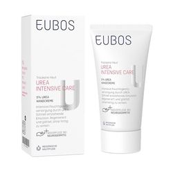 Creme de mãos Eubos para pele seca, ureia 5%, 75 ml