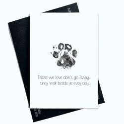 Thinking Of You Card Loss Of Dog Cat Animal Pet Death Condoleances Card Diepste sympathie Sorry voor uw verlies AP131