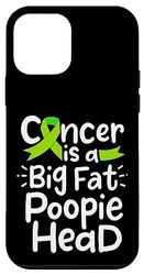 Carcasa para iPhone 12 mini Quimioterapia de cabeza de Poopie para concienciación sobre el cáncer de linfoma no Hodgkin