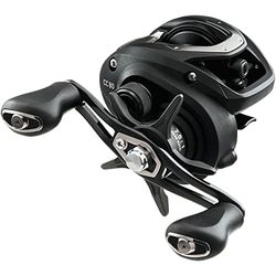 Daiwa, CC80 Casting Reel, 7.5:1 overbrengingsverhouding, 4BB+1RB lagers, 15 lbs Max Drag, Rechterhand, CC80HS Zwart
