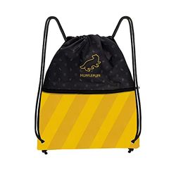 Cinereplicas Harry Potter - Sac à dos à cordon Poufsouffle 39 * 34cm - Licence officielle