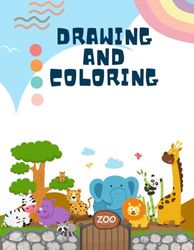 Happy Animals Coloring Book for Toddlers: 70 Funny Animals. Easy Coloring Pages For Preschool and Kindergarten