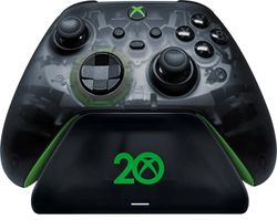 Razer Universal Quick Charging Stand - Quick Charger for Xbox Controllers (Universal Compatibility, Magnetic Contact System, Matches Your Xbox Controller, One-handed Navigation) Xbox 20th Anniversary