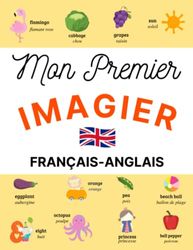 Mon Premier Imagier Français-Anglais: Imagier Bilingue Pour Aider Les Enfants Dans L'Apprentissage De Plus De 350 Mots Anglais Courants