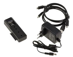 Kalea-INFORMATIQUE Adaptador de Base USB para Lectura o clonación Entre un Disco Duro SATA y una SSD M2 NVMe, Enlace USB3.1 10G