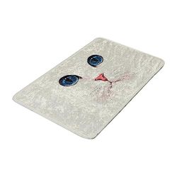 Tappeto da bagno viso gatto