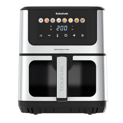 Taurus – Friggitrice ad Aria Air Fry Digital 7S View | 1600W | 6,5L | 8 Programmi | Touch Screen | Cottura Uniforme | Avviso Acustico | Senza BPA e PFOA | Manico Freddo | Ricettario Online