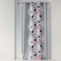 Douceur d'Intérieur Tenda Eden Blush Grigio, 140 x 260 cm