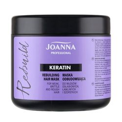 Joanna ricostruzione maschera per capelli con cheratina per debole capelli fragili Professional 500 g
