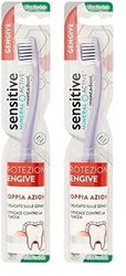 Mentadent Spazzolino Sensitive Mineral Active Protezione Gengive (Confezione da 2)