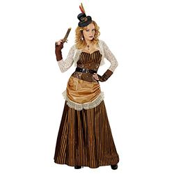 "STEAMPUNK" (dress, belt, mini hat) - (XL)