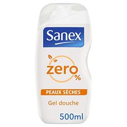 Sanex, Gel doccia idratante Zero%, 500 ml, 2 pz.
