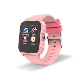 DCU TECNOLOGIC, Smartwatch Junior, Reloj Inteligente Niños, Apto para niños de 7 a 14 años, Pantalla táctil de 1,44", Más de 100 diseños de Pantalla Disponibles, Color Rosa