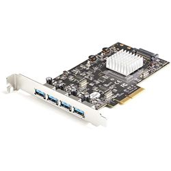 StarTech. com 4-poorts USB PCIe-kaart - USB 3.2 Gen 2 (10Gbps) Type-A PCI Express-uitbreidingskaart met 2 controllers - 4X USB-A - USB PCIe Add-On Adapterkaart - Windows/Mac/Linux (PEXUSB314A2V2)