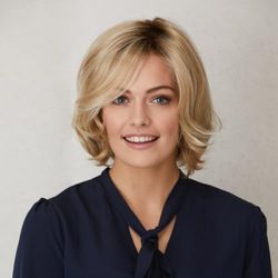 Inspirado en la imagen natural pelucas de decoración de cabello, efecto chocolate oscuro