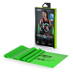 PTP Unisex - volwassenen Medi Fitness Band, groen, 150 x 15 cm