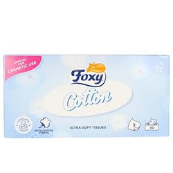 FOXY Facial 3 Capas Cotton 90U, Negro, Estandar