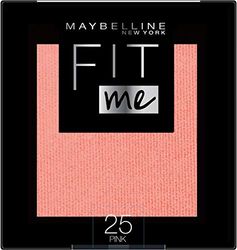 Maybelline New York Fit Me Blush Colorete em pó mate, para todos os tipos de pele, tom 25 rosa