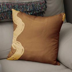 BonaMaison Fundas para Cojínes, Tonos Marrones Funda de Almohada Silla Oficina Cama Decorativa Moderna Decoración del Hogar Habitación, 43x43 Cm - Diseñado y Fabricado en Turquía