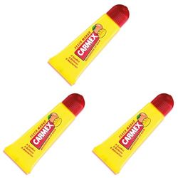 Carmex Lip Balm Peach & Mango Burst Tube 10g (Pack of 3)