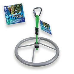 Schildkröt Spinning Wheel, Grande Ruota in Metallo per Bambini e Adulti, Accessori per la Jungle Line