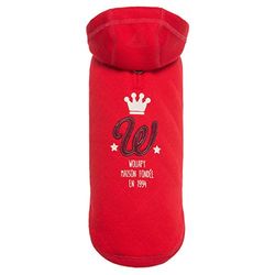 Wouapy Hoodie voor Hond, Maat 28, Rood