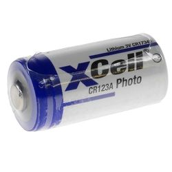 XCell photo123 fotobatteri CR-123A litium 1550 mAh 3 V 1 st.