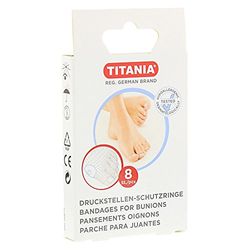 TITANIA skyddsringar med tryck, 1-pack (1 x 9 g)