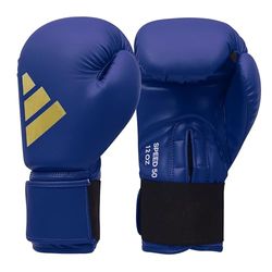 adidas Guanti da boxe Speed 50, per adulti, boxe 14 oz, guanti punching comodi e durevoli, blu
