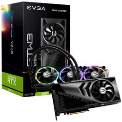 EVGA GeForce RTX 3090 Ti FTW3 ULTRA HYBRID GAMING, 24G-P5-4988-KR, 24GB GDDR6X, iCX3, HYBRIDE koeler, ARGB LED, backplate, Gratis eLeash