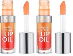 Essence Cosmetics ACEITE DE LABIOS hydra kiss, hidratar/humectar, cuidado, con grasas, brillante, rociado, 4 ml (Paquete de 2)