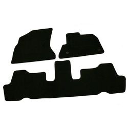 Sakura Mat Set Citroen C4 Picasso 5 Seat Carpet with Carpet Heelpad 07-13 - Black