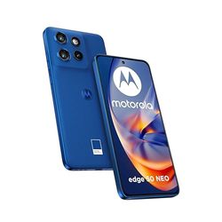 Motorola Edge 50 Neo (8/256 GB, camera Sony LYTIA™ 700C 50+13+10MP selfie 32 MP, display 6,36 inch POLED 120Hz, IP68, MediaTek MTK 24M, batterij 4310mAh, lading 68W, Android 14), PANTONE Nautical Blue