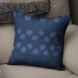 BonaMaison Decoratieve Kussensloop, Blauw Kussenhoezen Bank, Zitkussen, Decoratieve Kussenhoesjes, Kussensloop; Sofa, Slaapkamer, Kantoor, Auto 43x43 Cm - Ontworpen en Vervaardigd in Turkije