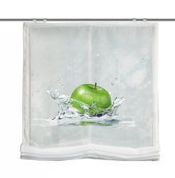Home Fashion, Tenda a Rullo con Stampa Digitale Apple, 140 x 100 cmm, Verde (Grün)