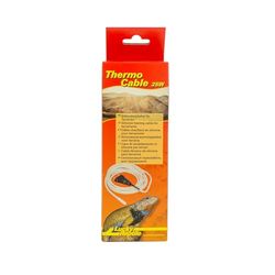 Lucky Reptile Thermo Cable - Câble Chauffant 25 W pour Terrarium - 4,8 m Dont 1,5 m de câble Froid - Chauffage Rapide & Chaleur Uniforme - en Silicone étanche - Accessoire pour Terrarium
