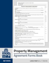 Property Management Agreement Forms Book: Commercial & Residential Property Management Agreement | Property Manager Contract Form | 50 Forms
